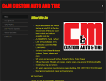 Tablet Screenshot of cmautoandtire.com